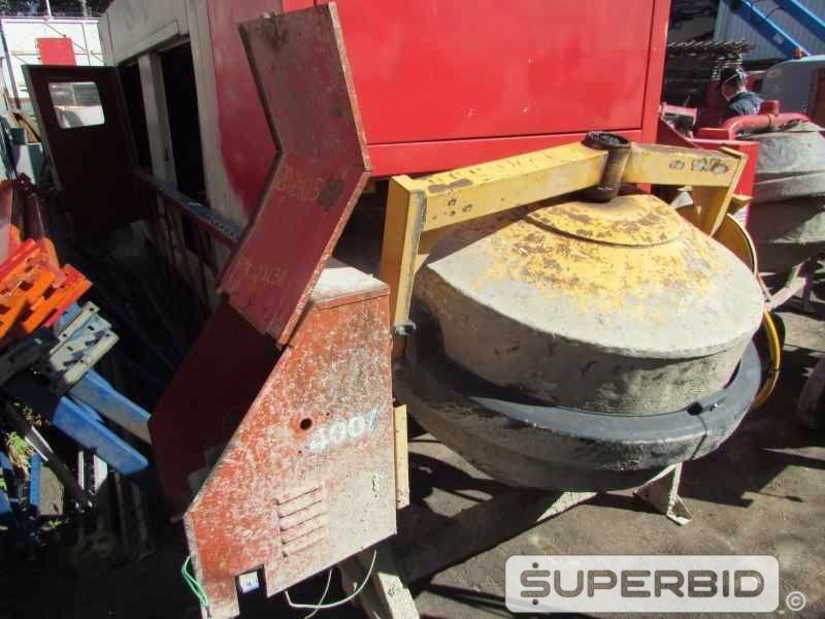 SUCATA DE 05 BETONEIRAS ELÉTRICA CSM 400 LITROS. (Ref.: JAF)