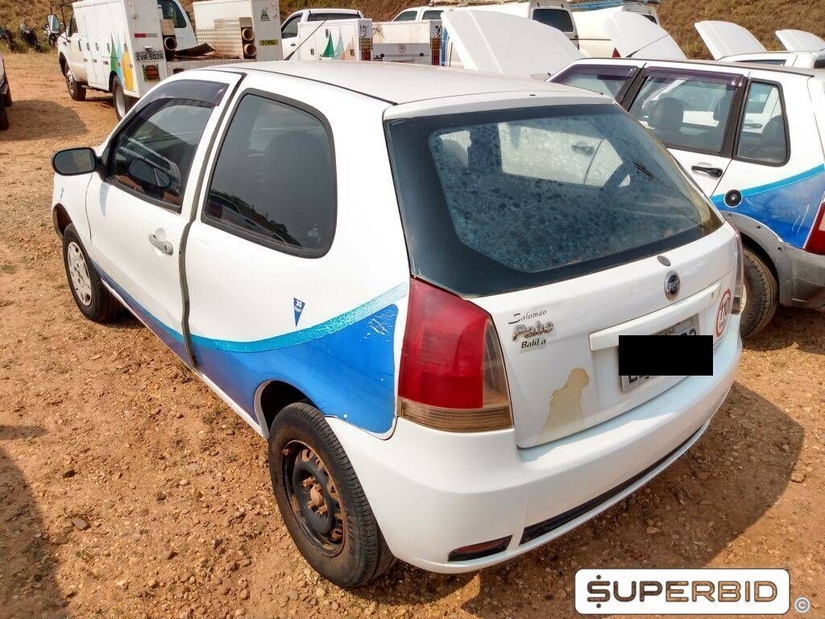 FIAT PALIO FIRE 1.0, 2008/2008, Placa FINAL 2 (SP), (Ref.: TCB)