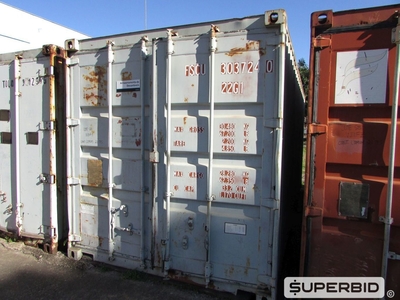 01 CONTAINER MARÍTIMO 20 PÉS, ANO: 1997, SÉRIE: FSCU303724-0. (Ref.: WMFY_UM02)