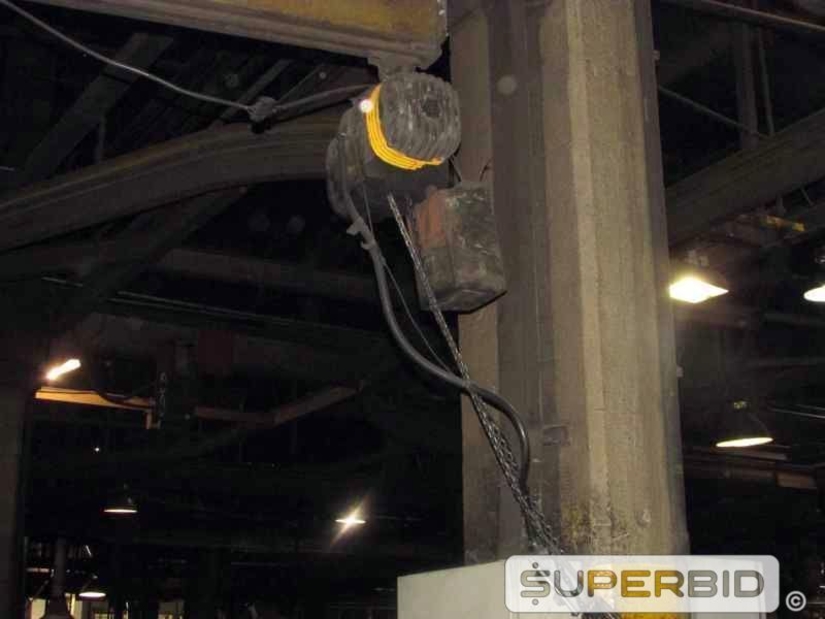 TALHAS ELÉTRICA DEMAG E CMC, CAP. 500 E 2000 KG (35 PÇ) (Ref.: Talhas Elétricas)