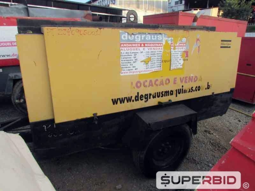 COMPRESSOR DE AR ATLAS COPCO XAS 136 280PCM-7B. . (Ref.: JEE)