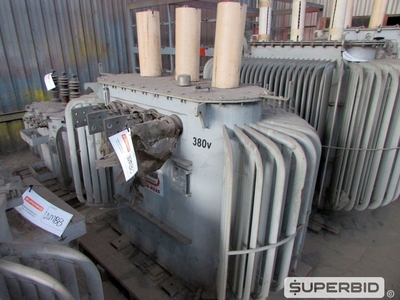 TRANSFORMADOR TRIFÁSICO Á ÓLEO TNT POT. 600 KVA, ANO: 2013, SÉRIE: 2108. (Ref.: WMBC_UM02)