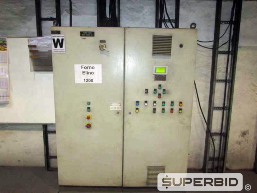 FORNO TRATAMENTO TÉRMICO ELINO VIGA GALOPANTE, CAP. 1200 KG/H (Ref.: 12211)