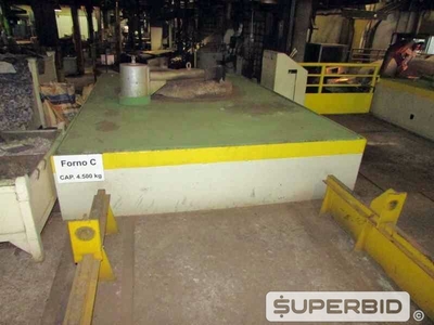 FORNO C FUSÃO ABB CADINHO, ANO 1969, CAP. 4,5 TON (Ref.: 703-12279)