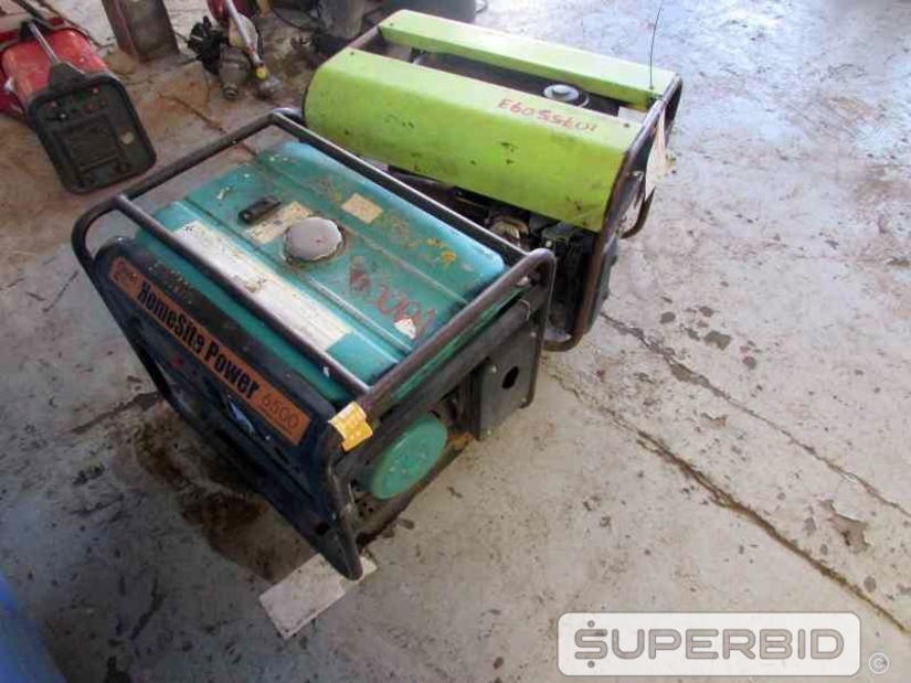 GERADOR Á GASOLINA PRAMAC ES8000 7KVA E GERADOR Á GASOLINA CUMMINS HOMESITE POWER 6500 7KVA (Ref.: JDF)