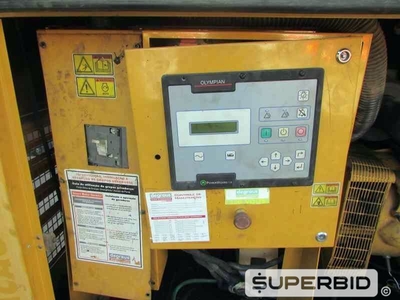 GRUPO GERADOR Á DIESEL OLYMPIAN GEP110-2 125 KVA, ANO: 2010. (Ref.: JBD)