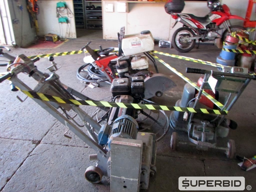 01 LIXADEIRA DE PISO ELÉTRICA, 01 PLACA VIBRATÓRIA, 01 CORTADORA DE PISO, 01 FRESADORA DE PISO, 01 ALISADORA DE CONCRETO (Ref.: PBS)