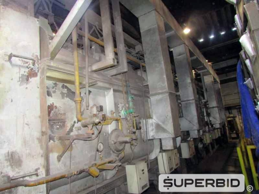 FORNO TRATAMENTO TÉRMICO ELINO VIGA GALOPANTE, CAP. 1200 KG/H (Ref.: 12211)