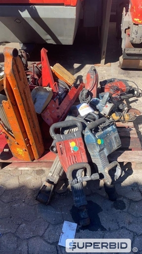 ESMERILHADEIRAS, FURADEIRA DE IMPACTO, ROMPEDORES DEMOLIDOR, MARTELOS, SERRAS CIRCULARES MARMORE E GUINCHOS (13 pç) (Ref.: IJ)