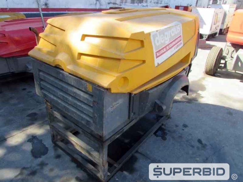 COMPRESSOR DE AR ATLAS COPCO XAS 47 HARD HAT 90-100PCM-7B, ANO: 2008. (Ref.: JBQ)