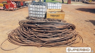 SUCATA DE FIO/CABO DE COBRE ENCAPADO (APROX. 2.500 KGS) (PREÇO P/KG)