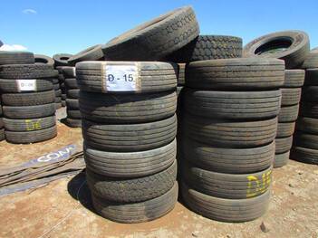 20 SUCATAS DE PNEUS 295/80 PARA REAPROVEITAMENTO (Ref.: D-15)