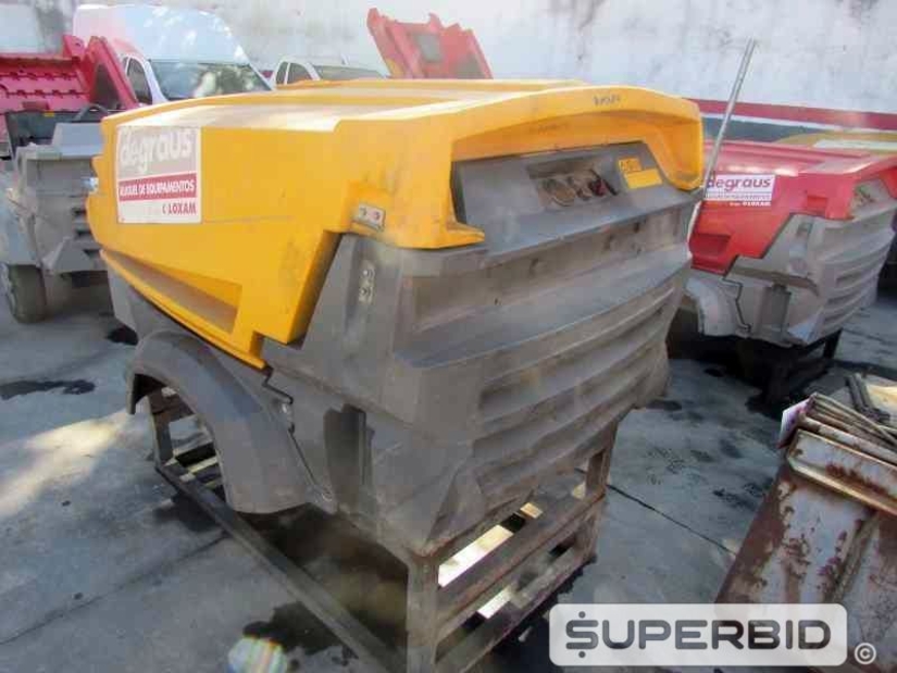 COMPRESSOR DE AR ATLAS COPCO XAS 47 HARD HAT 90-100PCM-7B, ANO: 2008. (Ref.: JBQ)
