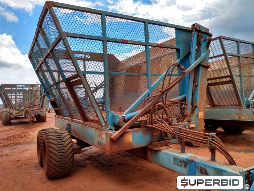 REBOQUE TRANSBORDO DE CANA PICADA TRACAN VTX 10.000, ANO: 2013, SÉRIE: VTX131279 (Ref.: 1432)