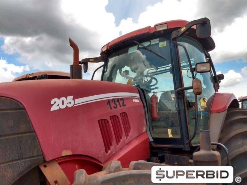 TRATOR DE PNEUS CASE IH PUMA 205 4X4, ANO: 2013, SÉRIE: PB18C400516 (Ref: 1312)