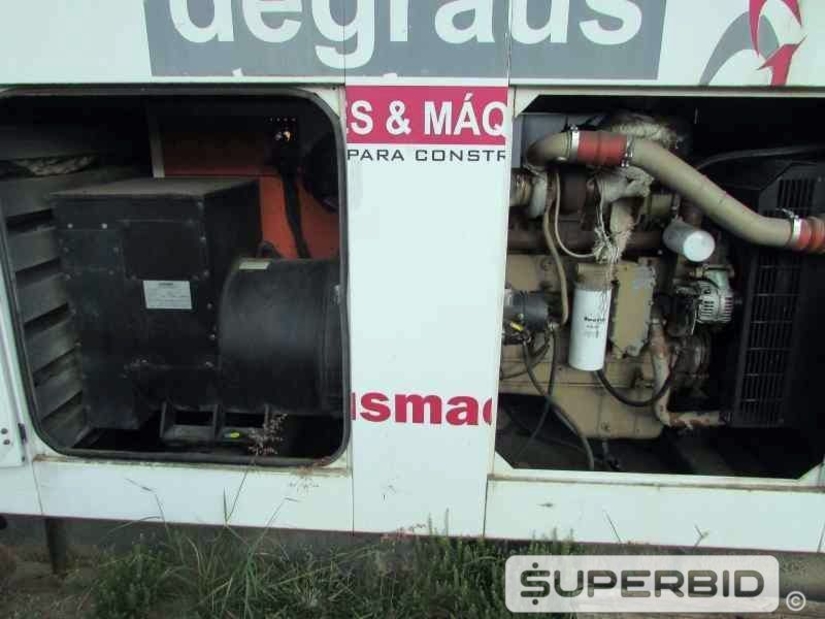 GRUPO GERADOR Á DIESEL STEMAC ST260 350 KVA, ANO: 2008, SÉRIE: 026392508. (Ref.: JEA)