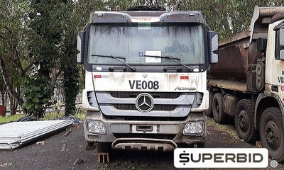 CAMINHÃO MERCEDES-BENZ ACTROS4844K8X4, 2009/2010, Placa FINAL 9 (MG),  (Ref.: SFH-OMD5259-2021) Loc.: Simões Filho/BA