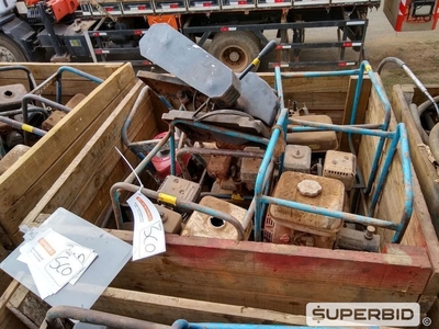 SUCATA DE MÁQUINAS DE POLICORTE, MOTORES BRANCO, MOTOSERRAS, MOTOVIBRADORES E MAGOTES. (Ref.: SCO)