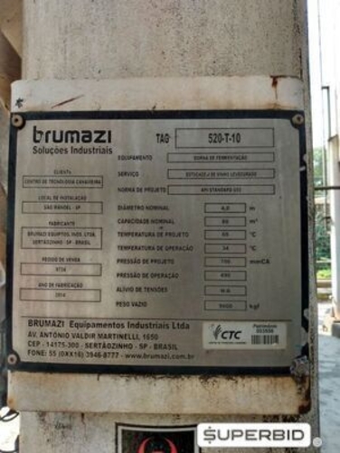 PLANTA DE DEMONSTRAÇÃO PARA PRODUÇÃO DE ETANOL 2G DE CANA-DE-AÇÚCAR BAGAÇO, ANO 2014, CAP. 03 MI DE L/ANO (Ref.: RAA/ RBA/ RCA/ RDA/ REA/ RFA)