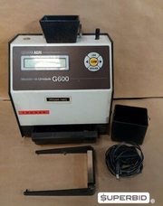 01 UNID. DETERMINADOR DE UMIDADE DE CEREAIS USADO, MODELO G 600, MARCA GEHAKA (SEM BOLSA)