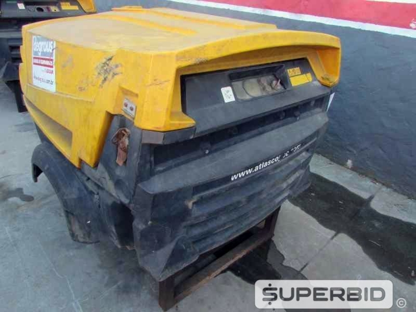 COMPRESSOR DE AR ATLAS COPCO XAS 37 HARD HAT 75PCM-7B, ANO: 2006. (Ref.: JBM)