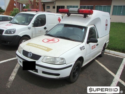 VOLKSWAGEN SAVEIRO AMBULANC 1.6, 2002/2003, Placa FINAL 4 (PR) ,  (Ref.: PBK/ 18122)