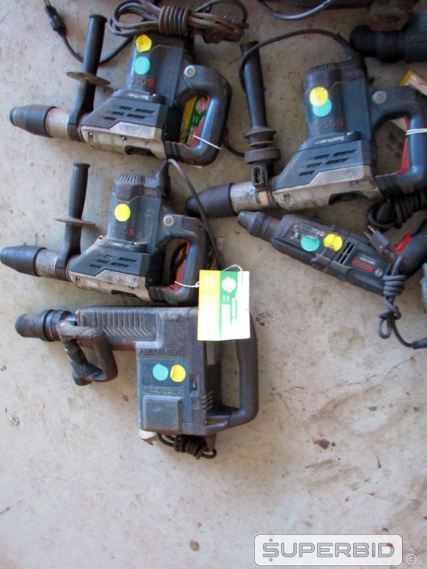 05 MARTELETES ELÉTRICOS BOSCH E 03 ROMPEDORES ELÉTRICOS BOSCH (Ref.: PAF)