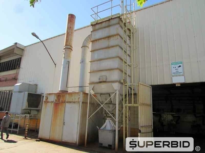 1 SISTEMA DE EXAUSTÃO HIDRONICS, CAP. 11,000 M³/H E 1 SISTEMA DE EXAUSTÃO AR AMBIENTAL JET CENTER, CAP. 3,500 M³/H (Ref.: Hidronics)