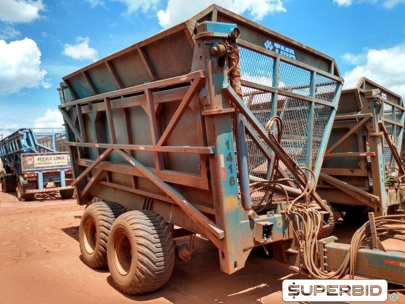 REBOQUE TRANSBORDO DE CANA PICADA TRACAN VTX 10.000, ANO: 2013, SÉRIE: VTX131263 (Ref.: 1416)