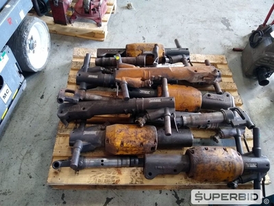 04 ROMPEDORES PNEUMÁTICOS ATLAS COPCO TEX12 10KG PS E 09 ROMPEDORES PNEUMÁTIOS ATLAS COPCO TEX P60S 30KG. (Ref.: SE)