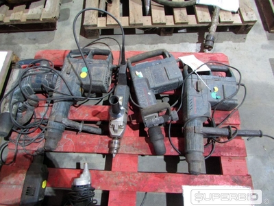 MARTELOS PERFURADORES, MARTELO ROMPEDOR, PARAFUSADEIRA EFURADEIRA (07 PÇS) (Ref.: FEE)