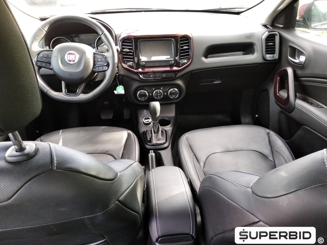 Fiat Toro Freedom 16V 2.0 4x4, 2019/2020, Vermelho Tribal Metálica, 13.049 KM, Diesel, Câmbio Automático, Kit Multimídia "7" completo, Sensor e Câmera de ré, Bancos em Couro, IPVA 2021 pago, Veículo com garantia de fábrica, Laudo cautelar aprovado.