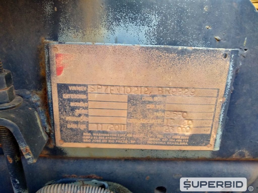 CAMINHÃO BASCULANTE IVECO EUROCARGO 260E25N, 2011/2011, Placa FINAL 7 (MG), (Ref.: SAC)