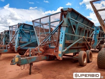 REBOQUE TRANSBORDO DE CANA PICADA TRACAN VTX 10.000, ANO: 2013, SÉRIE: VTX131256 (Ref.: 1361)