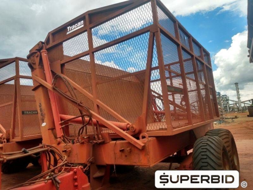 REBOQUE TRANSBORDO DE CANA PICADA TRACAN VTX 10.000, ANO: 2010, SÉRIE: 10377 (Ref.: 657)