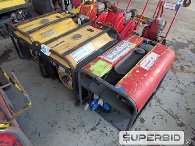 GERADOR PRAMAC ES8000 7KVA E GERADOR WACKER NEUSON MG5 5KVA, (03 PÇ). (Ref.: JCZ)