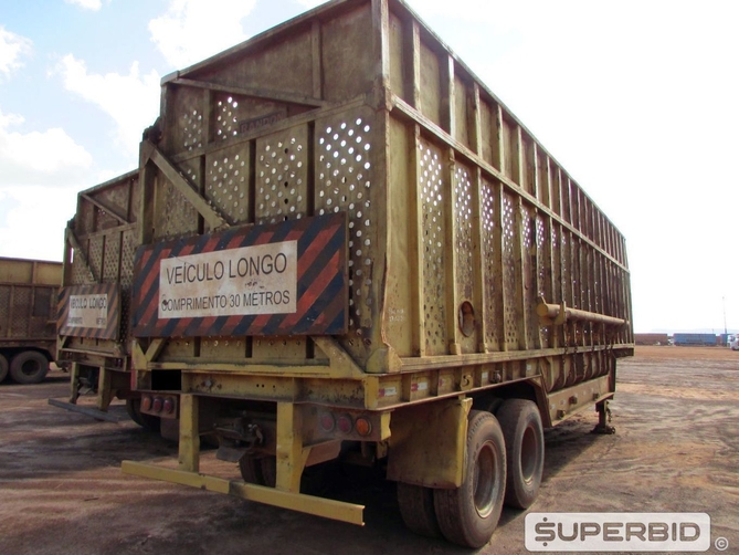 SEMIRREBOQUE TRANSBORDO DE CANA PICADA RANDON RQ CA, 2001/2001, Placa FINAL 5 (MT), (Ref.: 7336-2)