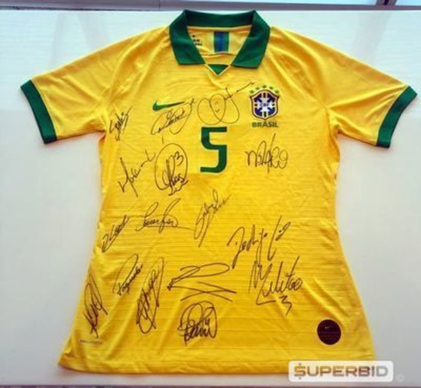 Casemiro - Camisa da seleção autografada