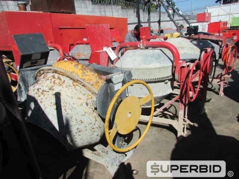 SUCATA DE 04 BETONEIRAS ELÉTRICA CSM 400 LITROS. (Ref.: JAE)