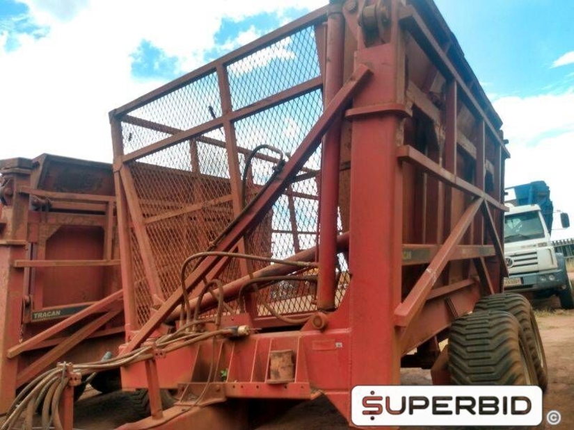 REBOQUE TRANSBORDO DE CANA PICADA TRACAN VTX 10.000, ANO: 2010, SÉRIE: 10378 (Ref.: 644)