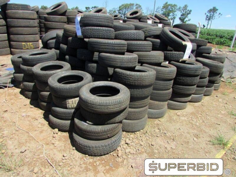 200 SUCATAS DE PNEUS LEVES DIVERSAS MEDIDAS (Ref.: D-24)