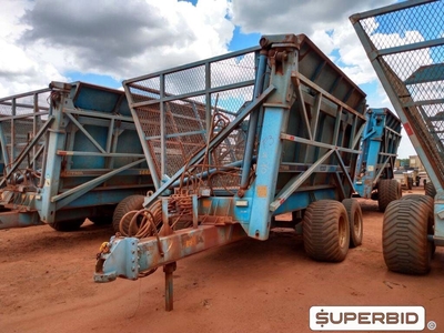 REBOQUE TRANSBORDO DE CANA PICADA TRACAN VTX 10.000, ANO: 2013, SÉRIE: VTX131249 (Ref.: 1333)