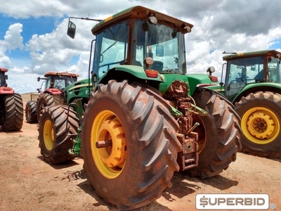 TRATOR DE PNEUS JOHN DEERE 7195J 4X4, ANO: 2014, SÉRIE: 1BM7195JLEH001208 (Ref: 1569)