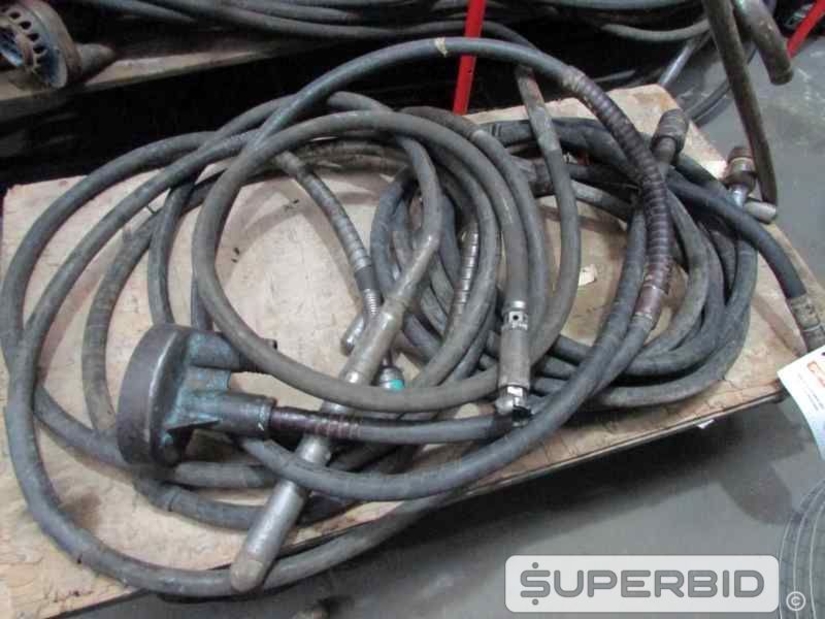 MOTOR ACIONAMENTO Á GASOLINA 5CV, BOMBA CENTRIFUGA Á GASOLINA HONDA 3 POL., BOMBA SUBMERSIVEL DE MANGOTE E OUTROS, (12 PÇ.) (Ref.: JAS)