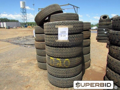 20 SUCATAS DE PNEUS 295/80 PARA REAPROVEITAMENTO (Ref.: D-20)