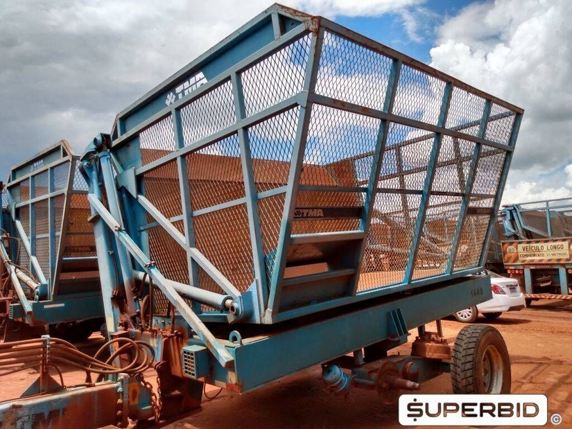 REBOQUE TRANSBORDO DE CANA PICADA TRACAN VTX 10.000, ANO: 2013, SÉRIE: VTX131287 (Ref.: 1440)