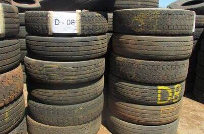 20 SUCATAS DE PNEUS 295/80 PARA REAPROVEITAMENTO (Ref.: D-08)