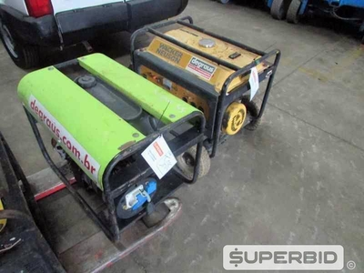 GERADOR Á GASOLINA WACKER NEUSON MG5 5KVA E GERADOR Á GASOLINA PRAMA ES8000 7KVA (Ref.: JAK)