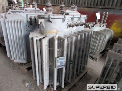 TRANSFORMADOR TRIFÁSICO Á ÓLEO ELME POT. 225 KVA, ANO: 1973, SÉRIE: 73322. (Ref.: WMAW_UM02)