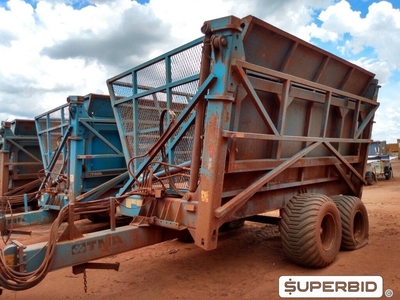 REBOQUE TRANSBORDO DE CANA PICADA TRACAN VTX 10.000, ANO: 2013, SÉRIE: VTX131265 (Ref.: 1418)